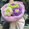 Букет из диантусов "Мозайка" 